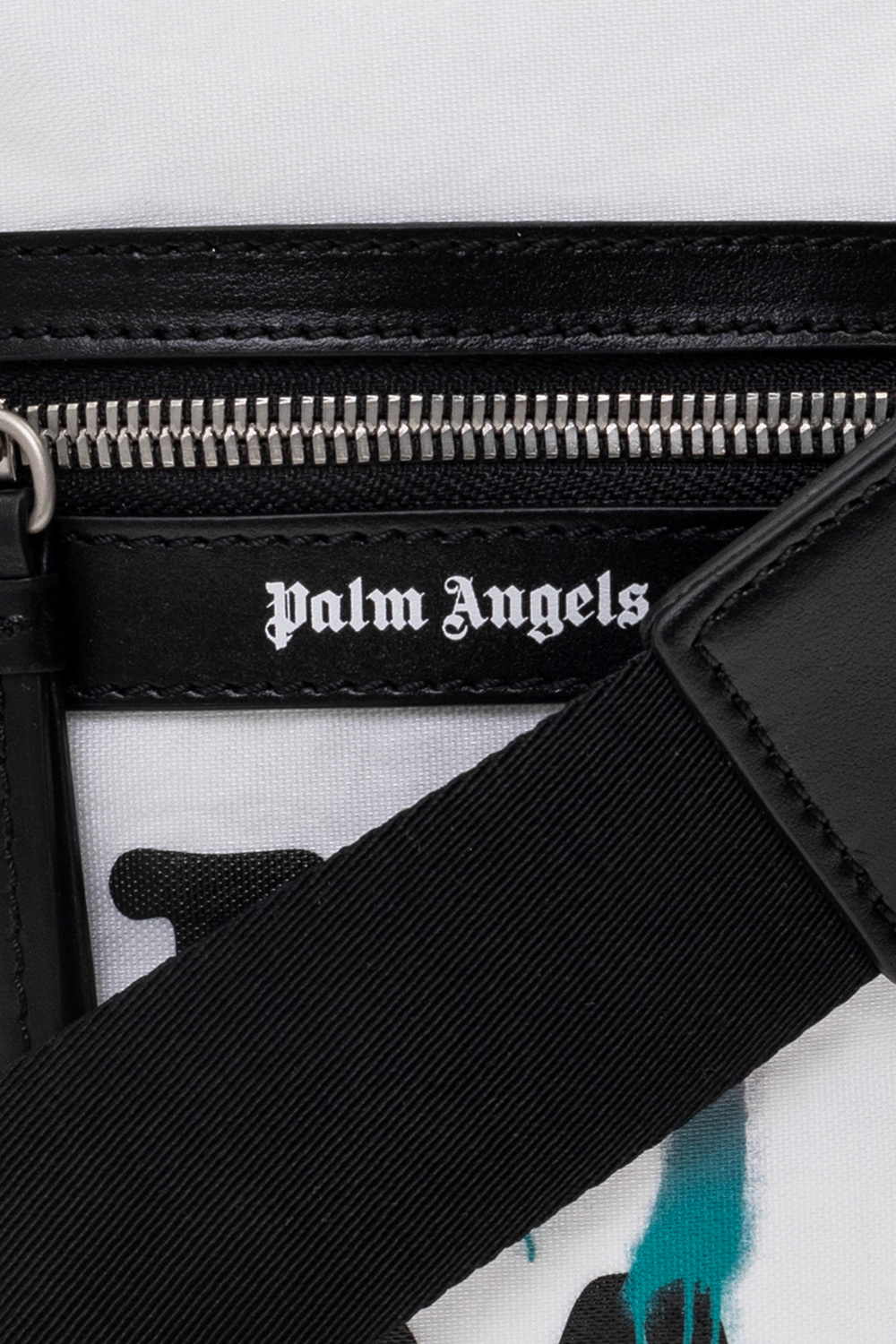 Prada Pouch Applique Top Zip Messenger Bag | Palm Angels